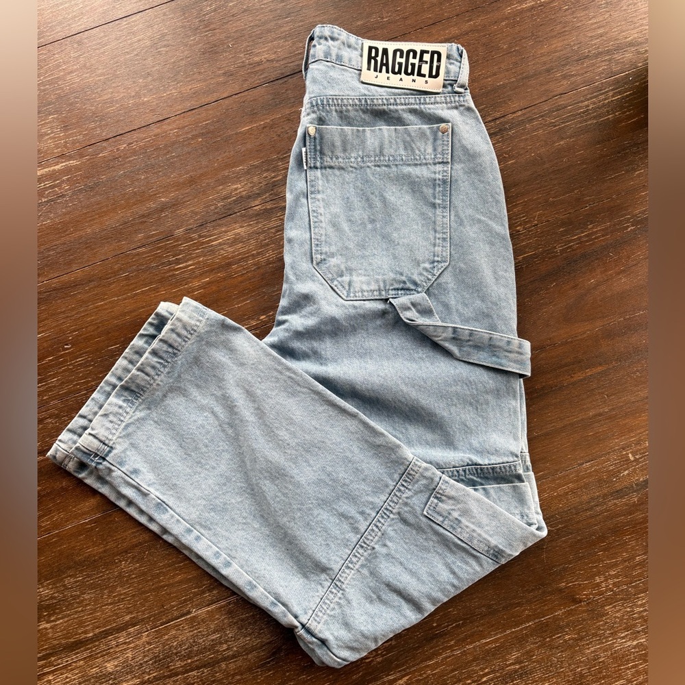 Ragged Priest High Rise Cargo Jeans